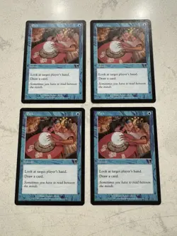 Magic the Gathering MTG Peek Play Set Of 4 - Image 1