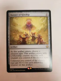 Banner of Kinship 0127 MTG FDN Foundations Rare NP Near Mint NM - Image 1