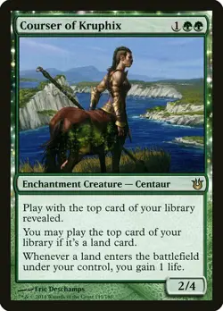 1x Courser of Kruphix NM English MTG - Born of the Gods - Image 1