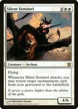 1x Silent Sentinel NM English MTG - Born of the Gods - Image 1