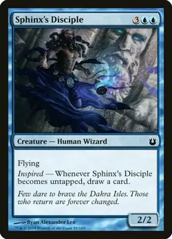 1x Sphinxs Disciple NM English MTG - Born of the Gods - Image 1