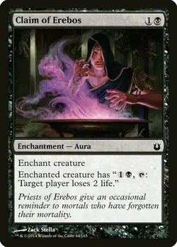 1x Claim of Erebos NM English MTG - Born of the Gods - Image 1