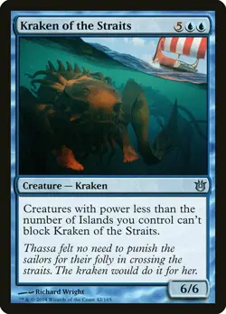 1x Kraken of The Straits NM English MTG - Born of the Gods - Image 1