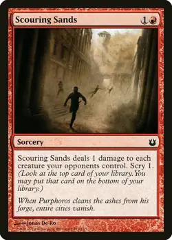 1x Scouring Sands NM English MTG - Born of the Gods - Image 1