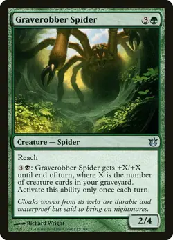 1x Graverobber Spider NM English MTG - Born of the Gods - Image 1
