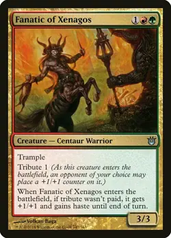 1x Fanatic of Xenagos NM English MTG - Born of the Gods - Image 1