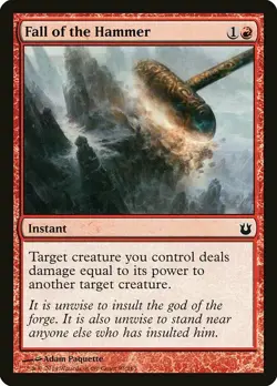 1x Fall of the Hammer NM English MTG - Born of the Gods - Image 1