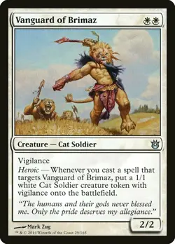1x Vanguard of Brimaz NM English MTG - Born of the Gods - Image 1