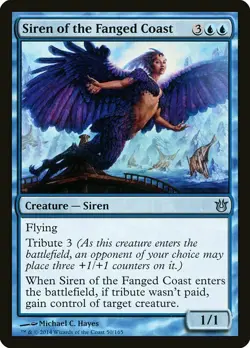1x Siren of the Fanged Coast NM English MTG - Born of the Gods - Image 1