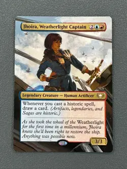 Jhoira Weatherlight Captain MTG Edge of Eternities Hand Painted Full Altered Art - Image 1