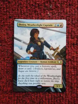 Jhoira Weatherlight Captain MTG Edge of Eternities Hand Painted Full Altered Art - Image 2