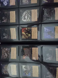 MTG Vintage collection circa 1995-2002 All Black with Folder. Lightly played. - Image 2