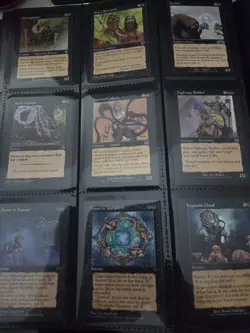 MTG Vintage collection circa 1995-2002 All Black with Folder. Lightly played. - Image 3