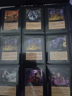 MTG Vintage collection circa 1995-2002 All Black with Folder. Lightly played. - Image 5