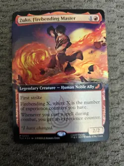 Magic the Gathering #200 Zuko, Firebending Master Foil - Image 1