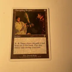 MTG 1x Disrupting Scepter NM Seventh 7th Edition Magic - Image 1