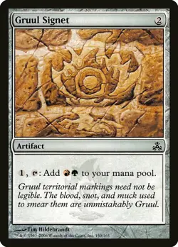 1x Gruul Signet - NM English MTG - Guildpact - Image 1