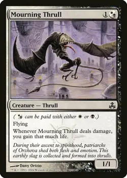 1x Mourning Thrull - NM English MTG - Guildpact - Image 1