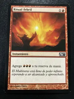 MTG Pyretic Ritual - M11 Magic 2011 - Spanish - Very Nice! - Image 1