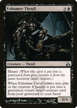 1x Exhumer Thrull - NM English MTG - Guildpact - Image 1