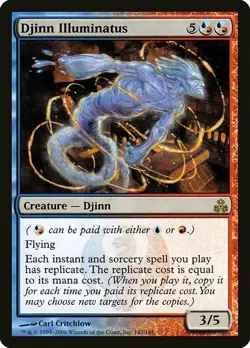 1x Djinn Illuminatus - NM English MTG - Guildpact - Image 1