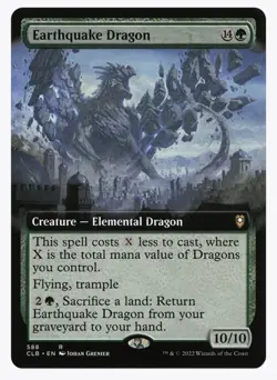 Earthquake Dragon (Extended Art) Battle for Baldur's Gate Foil - Image 1