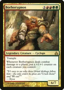 1x Borborygmos - NM English MTG - Guildpact - Image 1