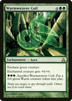 1x Wurmweaver Coil - NM English MTG - Guildpact - Image 1
