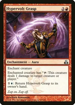 1x Hypervolt Grasp - NM English MTG - Guildpact - Image 1