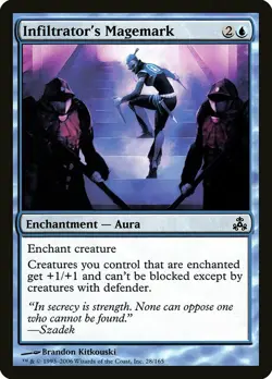 1x Infiltrator's Magemark - NM English MTG - Guildpact - Image 1