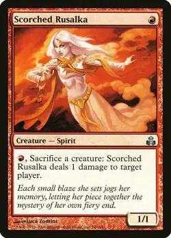 1x Scorched Rusalka - NM English MTG - Guildpact - Image 1