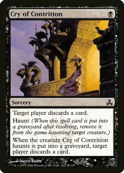 1x Cry of Contrition - NM English MTG - Guildpact - Image 1