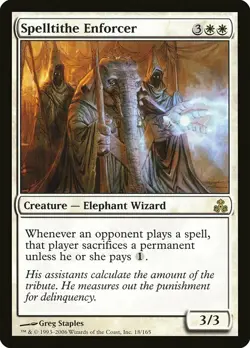 1x Spelltithe Enforcer - NM English MTG - Guildpact - Image 1