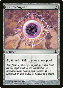 1x Orzhov Signet - NM English MTG - Guildpact - Image 1