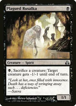 1x Plagued Rusalka - NM English MTG - Guildpact - Image 1