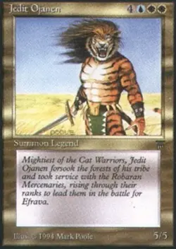 MTG Jedit Ojanen, Legends, Heavily Played, English - Image 1
