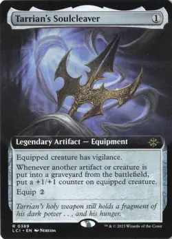 Tarrian's Soulcleaver (Extended Art) R The Lost Caverns of Ixalan 389 NM - Image 1