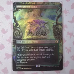 MTG Overgrown Tomb 350 FOIL Borderless Lorwyn Eclipsed - NM - Free Shipping - Image 1