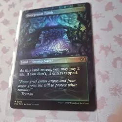 MTG Overgrown Tomb 350 FOIL Borderless Lorwyn Eclipsed - NM - Free Shipping - Image 5