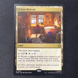 Urban Retreat #187 Marvel’s Spider-man Rare Land MTG NM/M - Image 1