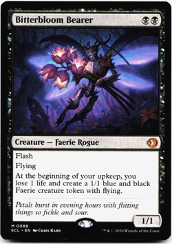 Bitterbloom Bearer [Lorwyn Eclipsed] Magic - MTG ECL 0088 NM 💀 - Image 1
