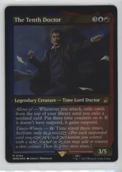 Display Commander - The Tenth Doctor Foil Magic: Universes Beyond: Who WHO #0194 - Image 1