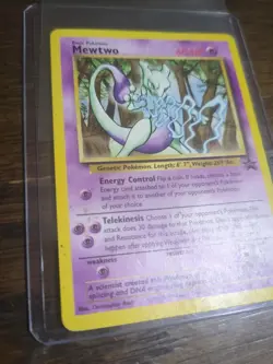 Mewtwo 12/53 WOTC Black Star Promo Pokemon Card TCG VINTAGE - Image 2
