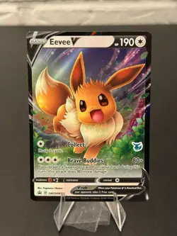 Eevee V SWSH065 Battle Academy NM Holofoil Promo Rare Pokemon Card - Image 1