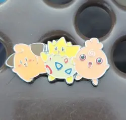 Pokemon TCG Small but Might Premium Collection - Cleffa / Togepi / Igglybuff pin - Image 1