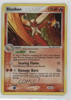 Blaziken Holo Pokemon EX Emerald #1 2005 - Image 1