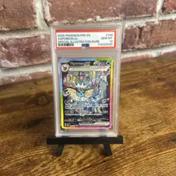 Pokemon TCG Prismatic Evolutions Vaporeon EX Sir 149/131 PSA 10 - Image 1