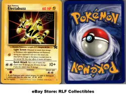 1999 Pokemon, WoTC Promos, #2 Electabuzz, Stamped Black Star Promo - Image 1