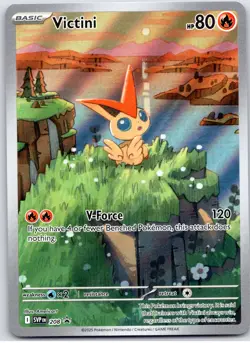 POKEMON TCG VICTINI 208 SVP EN PROMO SCARLET & VIOLET POKEMON - Image 1
