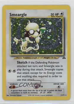 Smeargle Holo Pokemon Neo Discovery #11 2001 - Image 1